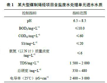 高盐废水处理